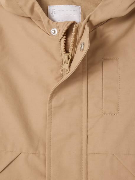 Parka bébé capuche noix de pécan - vertbaudet enfant 