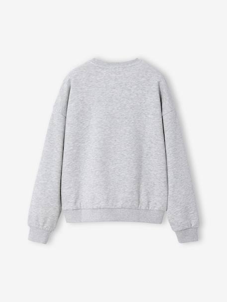 Sweat essentiel fille Jonen gris chiné - vertbaudet enfant 