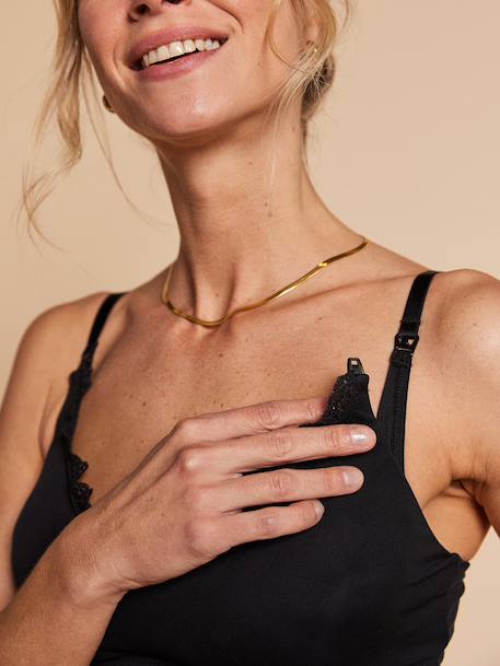 Soutien gorge allaitement femme noir - vertbaudet enfant 