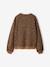 Sweat coupe large marine+marron+vanille - vertbaudet enfant 