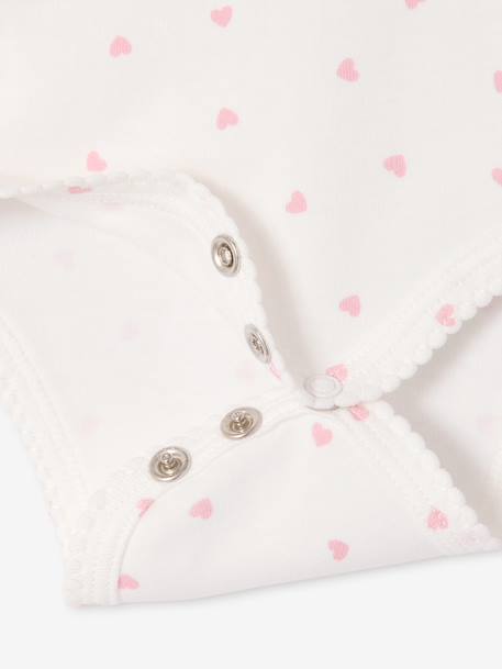 Lot 3 bodies fille bretelles coton bio écru - vertbaudet enfant 