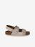 Leren sandalen met gespen goud - vertbaudet enfant 