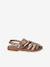 Sandales enfant cuir brides or - vertbaudet enfant 