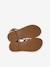 Sandale spartiate fille cuir à boucles camel - vertbaudet enfant 
