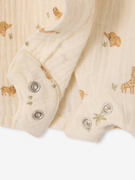 Combishort coton bio personnalisable écru - vertbaudet enfant 