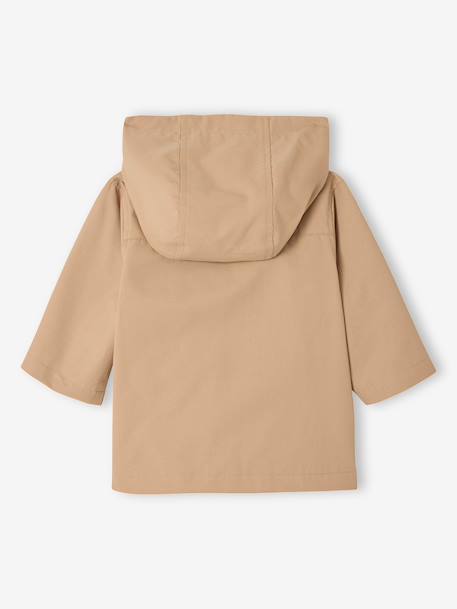 Parka bébé capuche noix de pécan - vertbaudet enfant 