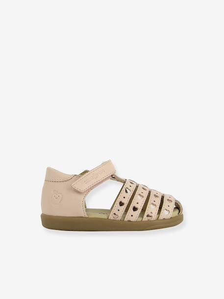 Sandales fille Pika Love Shoo Pom rose pâle - vertbaudet enfant 