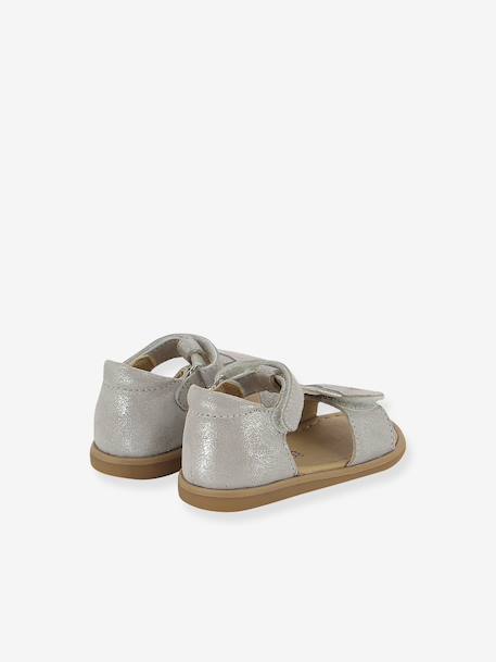 Sandales Titty Miaou Shoo Pom argenté - vertbaudet enfant 