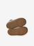 Salomés schoenen voor babymeisjes, leer, met gesp iriserend beige+wit - vertbaudet enfant 