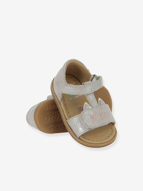 Sandalen Titty Miaou SHOO POM zilver - vertbaudet enfant 