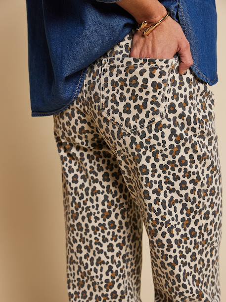 Rechte zwangerschapsjeans ecru - vertbaudet enfant 