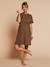 Chemise de nuit allaitement grossesse léopard taupe - vertbaudet enfant 