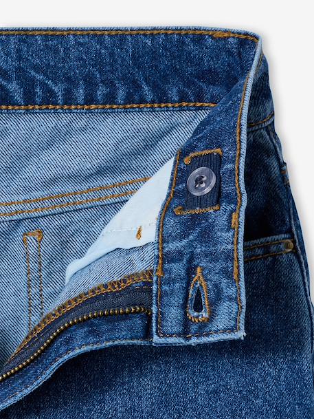 Pantalon large fille denim bleu clair+bleu moyen+denim gris - vertbaudet enfant 