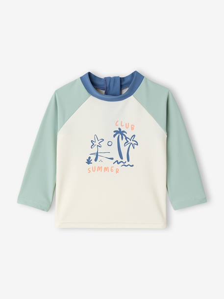 T-shirt baby anti-UV saliegroen - vertbaudet enfant 