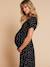 Robe grossesse allaitement cache coeur noir - vertbaudet enfant 
