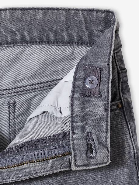 Pantalon large fille denim bleu clair+bleu moyen+denim gris - vertbaudet enfant 