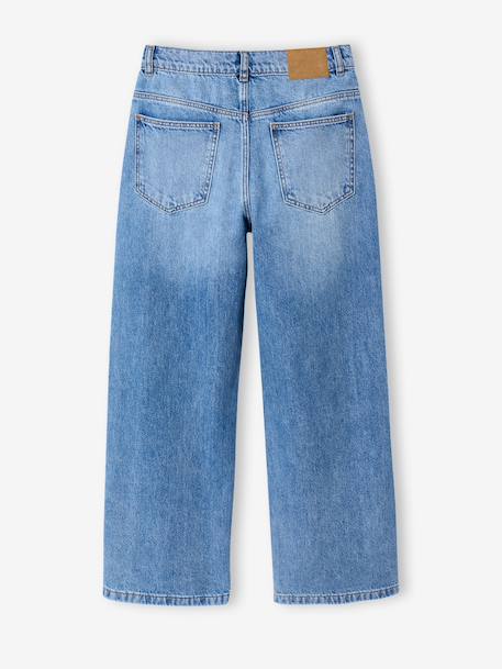 Jean large rivets étoiles bleu clair - vertbaudet enfant 