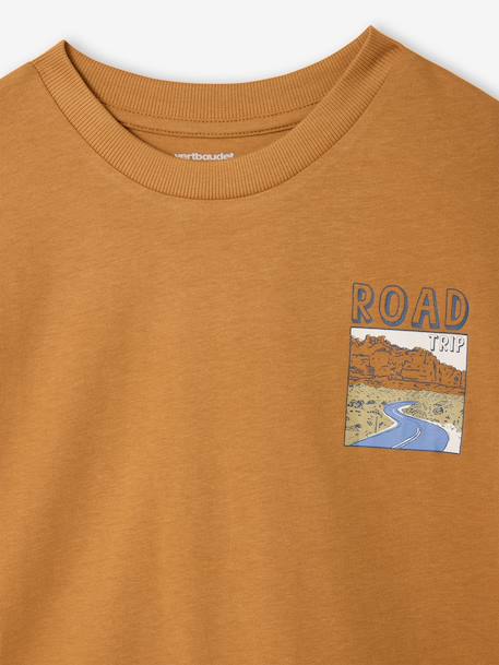 T-shirt à motif manches courtes garçon orange - vertbaudet enfant 