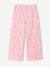 Ensemble pantalon top fleurs vieux rose - vertbaudet enfant 