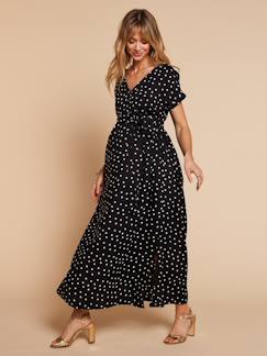 -Robe grossesse allaitement cache coeur