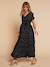 Robe grossesse allaitement cache coeur noir - vertbaudet enfant 