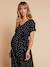 Robe grossesse allaitement cache coeur noir - vertbaudet enfant 
