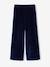 Pantalon large velours marine - vertbaudet enfant 