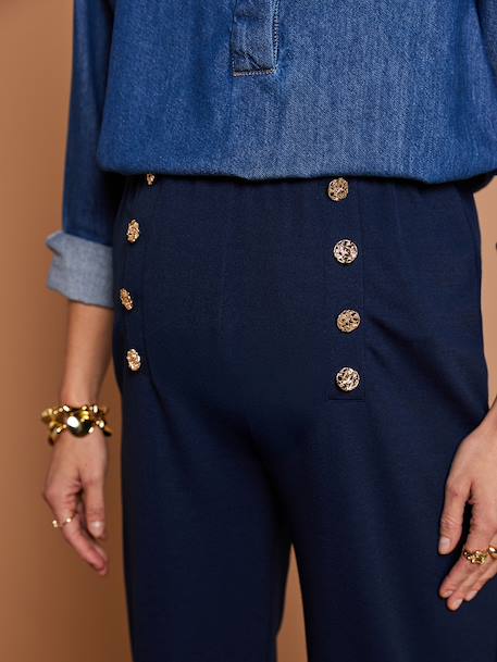 Pantalon grossesse femme marine - vertbaudet enfant 