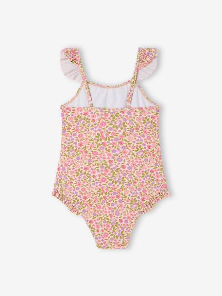 Maillot de bain 1 pièce fille rose pâle - vertbaudet enfant 