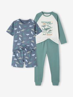 -Lot de 2 pyjamas garçon en coton