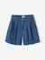 Ensemble short chemise fille denim léger bleu moyen - vertbaudet enfant 