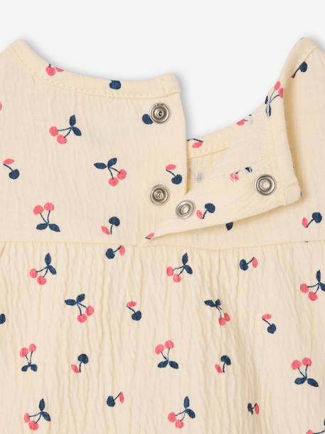 Ensemble bébé fille T-shirt short bandeau bleu ardoise - vertbaudet enfant 