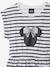 Robe marinière manches courte Minnie rayé marine - vertbaudet enfant 