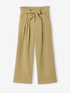 -Pantalon en gaze de coton fille Jonen