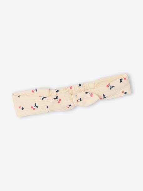 Ensemble bébé fille T-shirt short bandeau bleu ardoise - vertbaudet enfant 