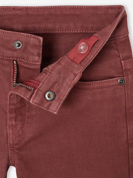 Bermuda jongens 5 zakken grijsblauw+klei+smaragdgroen+terracotta - vertbaudet enfant 