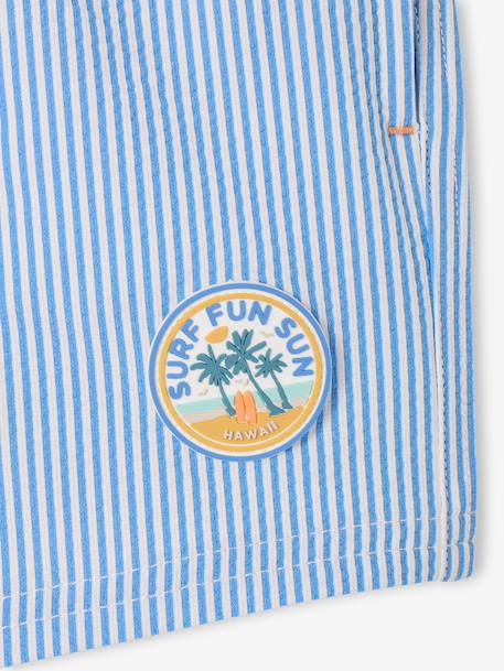 Zwemshort voor jongens blauw - vertbaudet enfant 