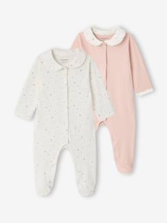 -Set van 2 pyjama's baby biologisch katoen