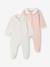 Set van 2 pyjama's baby biologisch katoen rozen - vertbaudet enfant 