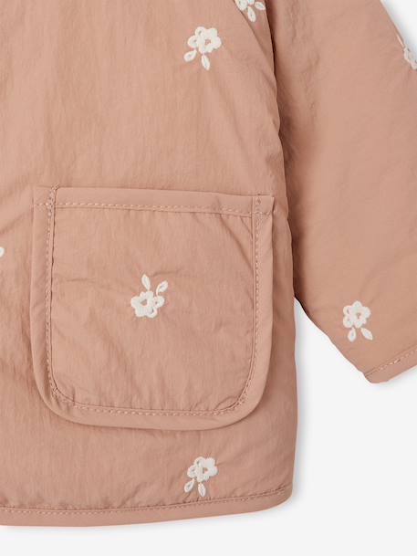 Veste brodée bébé fille noix de pécan - vertbaudet enfant 