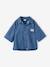 Ensemble short chemise fille denim léger bleu moyen - vertbaudet enfant 