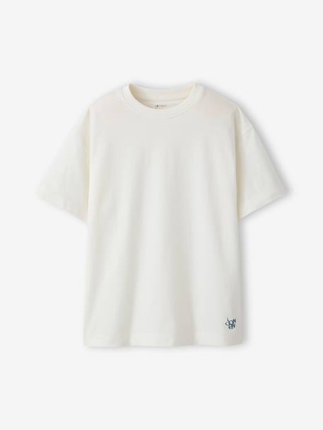 Lot 2 T-shirt manches courtes bleu grisé - vertbaudet enfant 