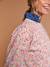 Dames sweater van biologisch katoen met bloemenprint meerkleurig - vertbaudet enfant 