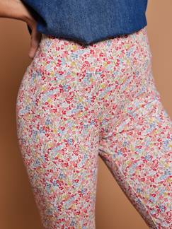 -Legging femme imprimé fleuri coton bio