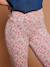Legging voor dames met bloemenprint van biologisch katoen meerkleurig - vertbaudet enfant 