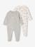 Lot de 2 pyjamas dors-bien bébé naissance gris chiné - vertbaudet enfant 