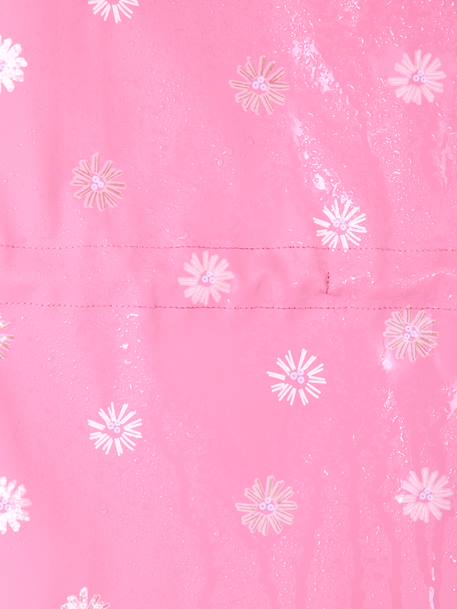 Ciré fille à capuche motifs magiques bleu ciel+blush+rose+rose pâle+sauge imprimé - vertbaudet enfant 