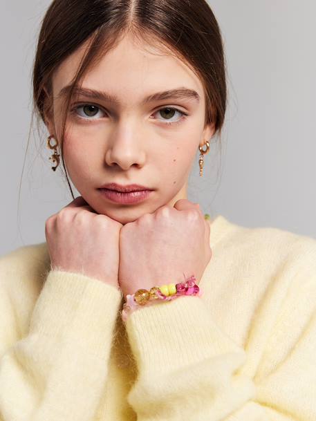 Gilet boutonné jaune pâle - vertbaudet enfant 