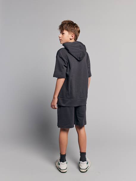 Ensemble short sweat manches courtes anthracite - vertbaudet enfant 