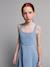 Robe ouverture dos bleu clair - vertbaudet enfant 